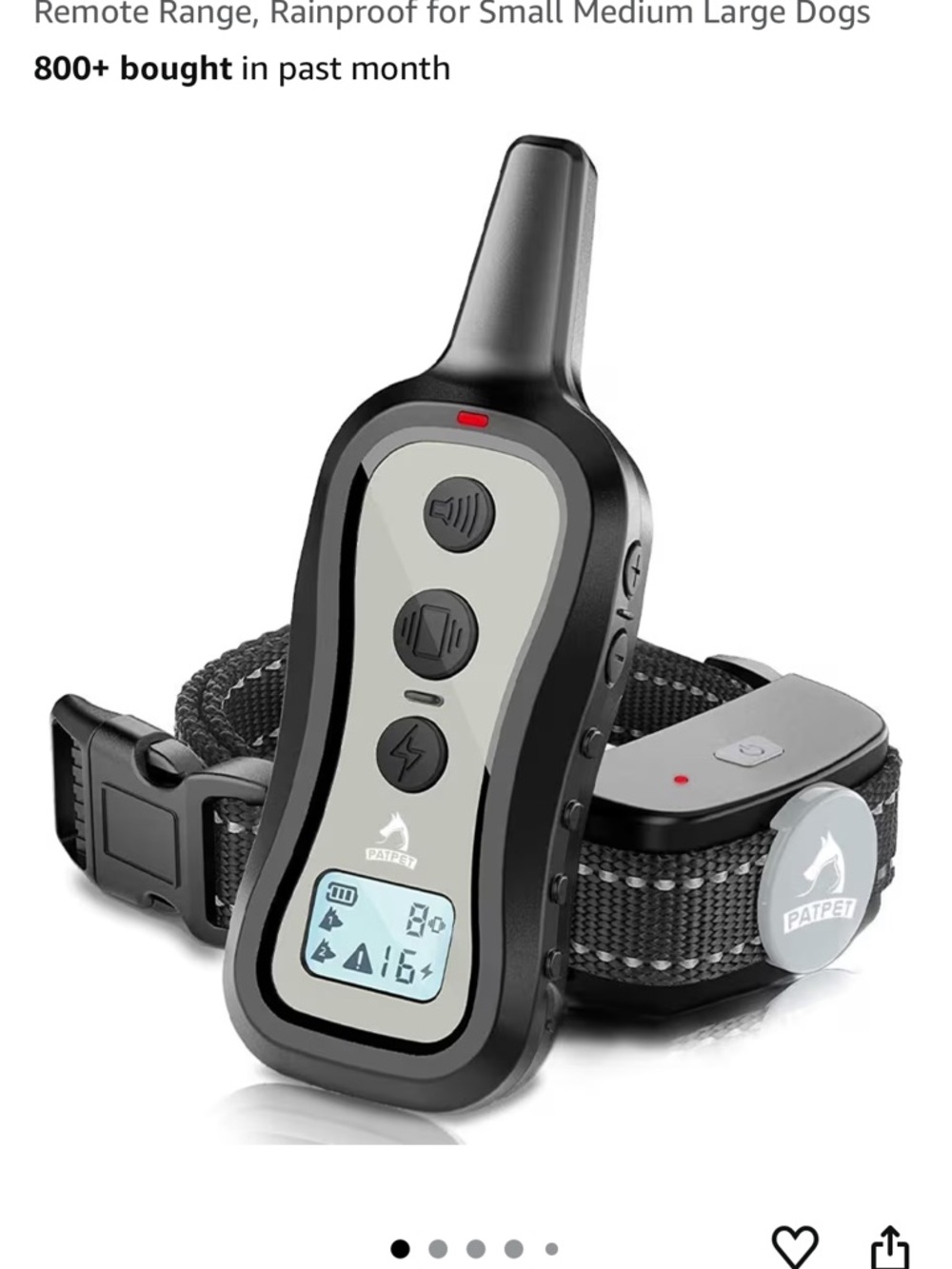 Brand new Rechargeable Dog Training Collar with Remote